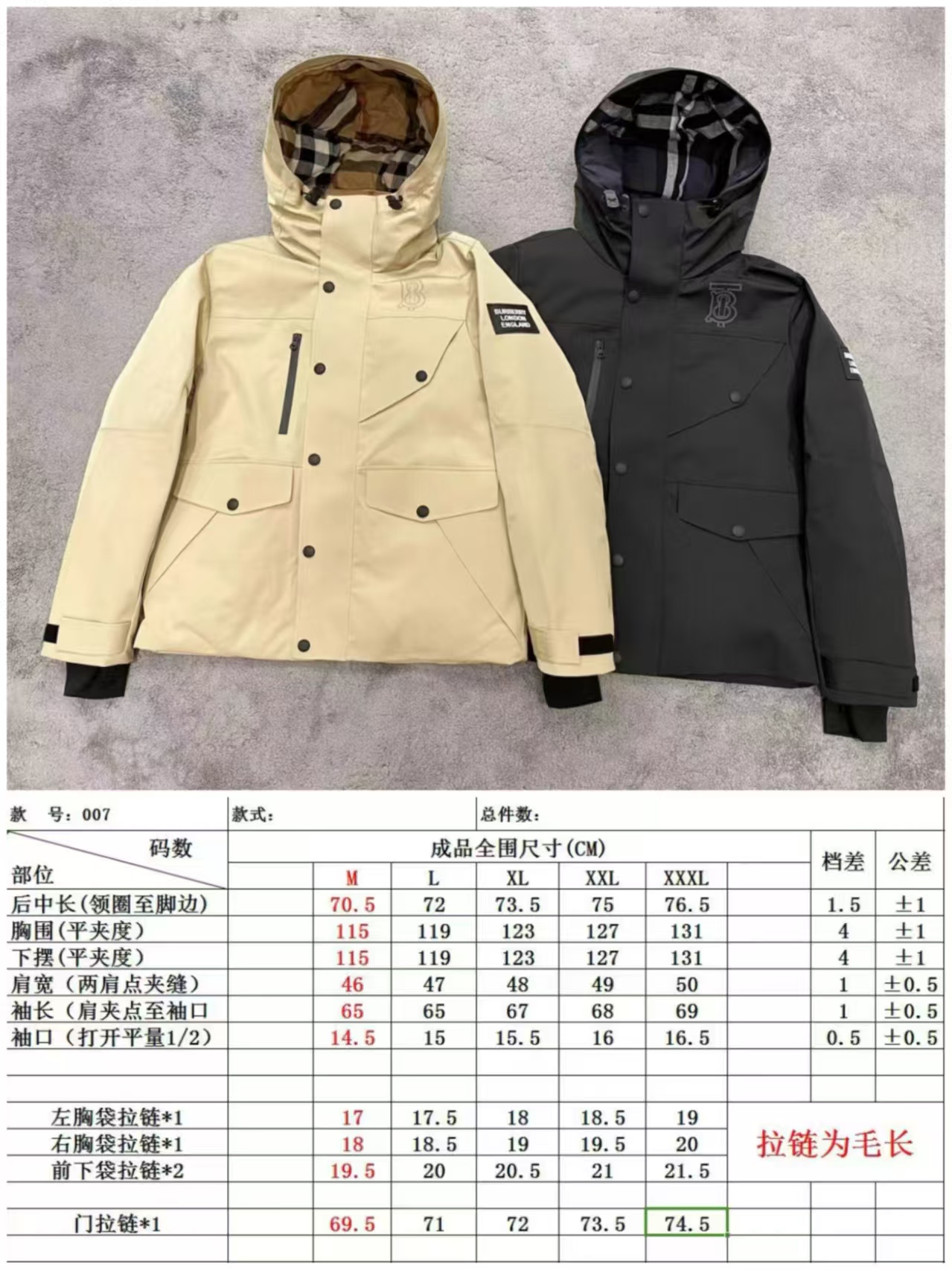 Burberry Down Jackets